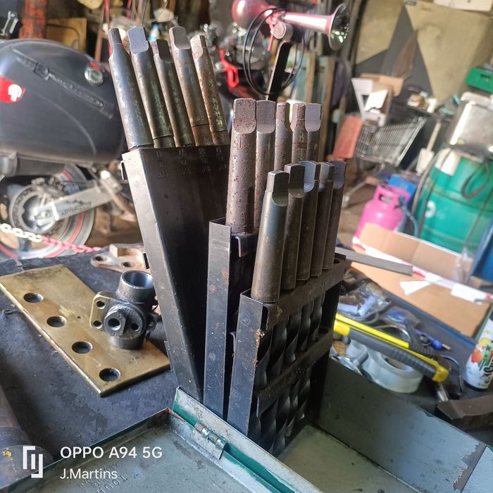 Conjunto  15 brocas em polegadas