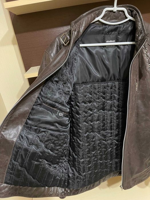 Strellson, 100% натуральна шкіряна куртка  L/XL