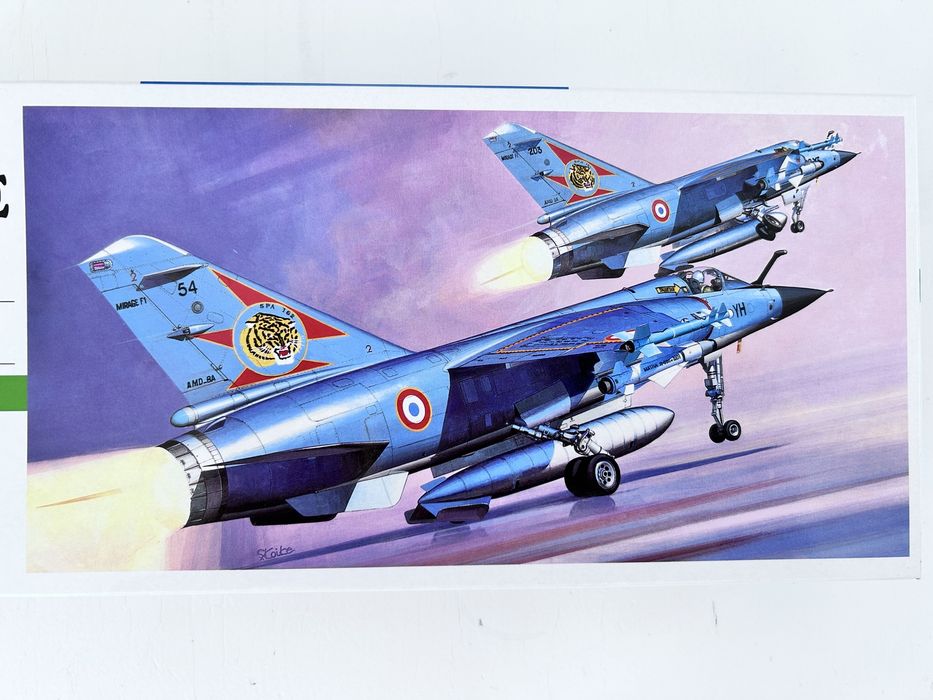 Samolot Mirage F.1C  model do sklejania Hasegawa 00234 B4