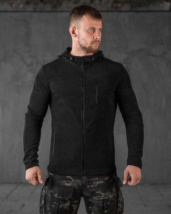 Фліска тактична sota black / кофта тактическая сота черная