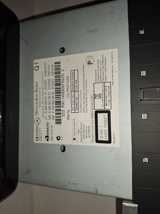 Radio Mercedes classe A w176