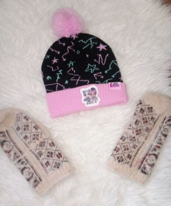 Шапка LOL 5-7, зимняя шапочка
