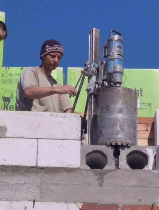 Алмазне свердління, алмазное сверление, алмазна різка, алмазная резка