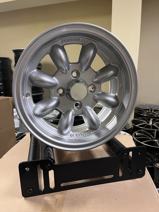 Jantes 13” 4x100 Novas Estilo Minilite Silver