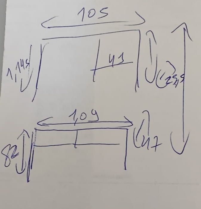 Móvel secretária com estante