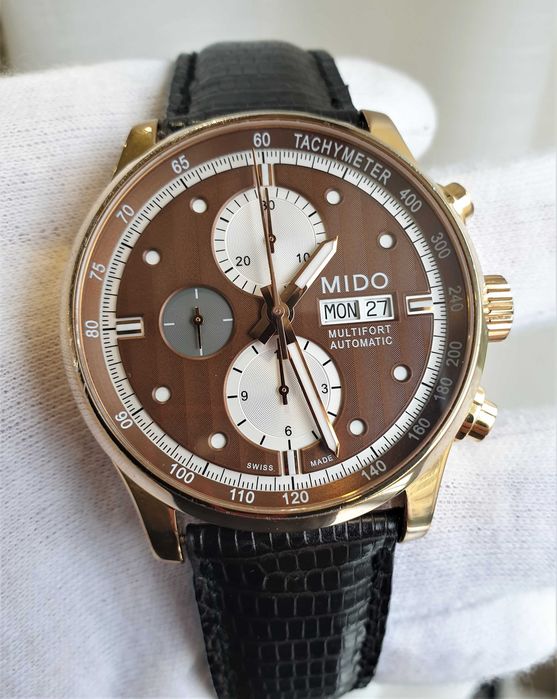 Чоловічий годинник Mido Multifort M005.614.36.051.22 Automatic Chronog