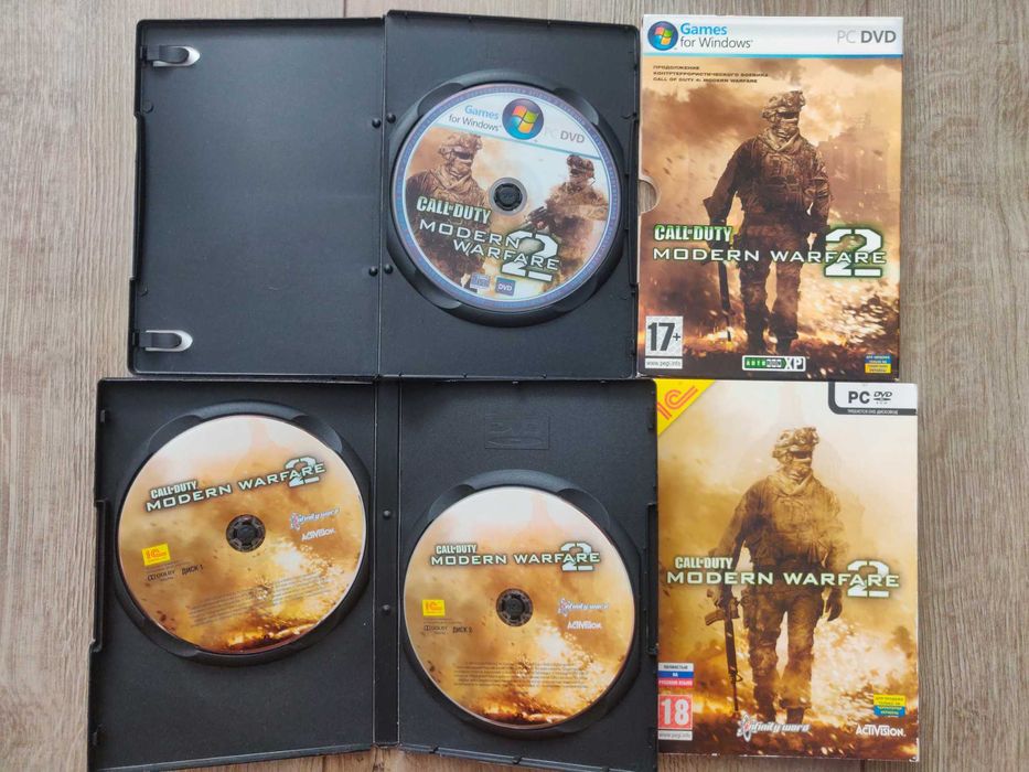 Игра Modern warfare 2 ( 1 CD и 2CD) для РС.