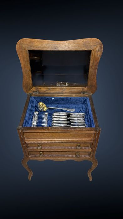 Антикварне столове срібло срібний сервіз серебряный  столовое серебро