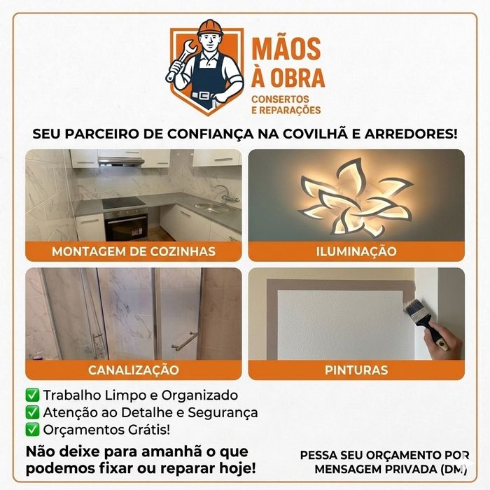 Mãos à Obra | Pequenas Reparações e Manutenção Doméstica
