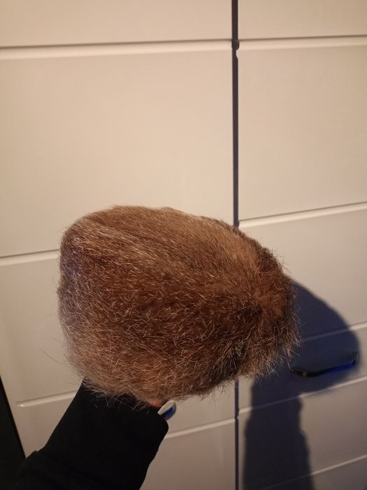 Toczek czapka z nutrii