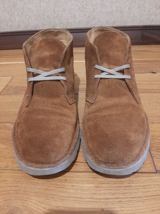 Чоловічі черевики дезерти Clark’s Оригінал з натуральної замші