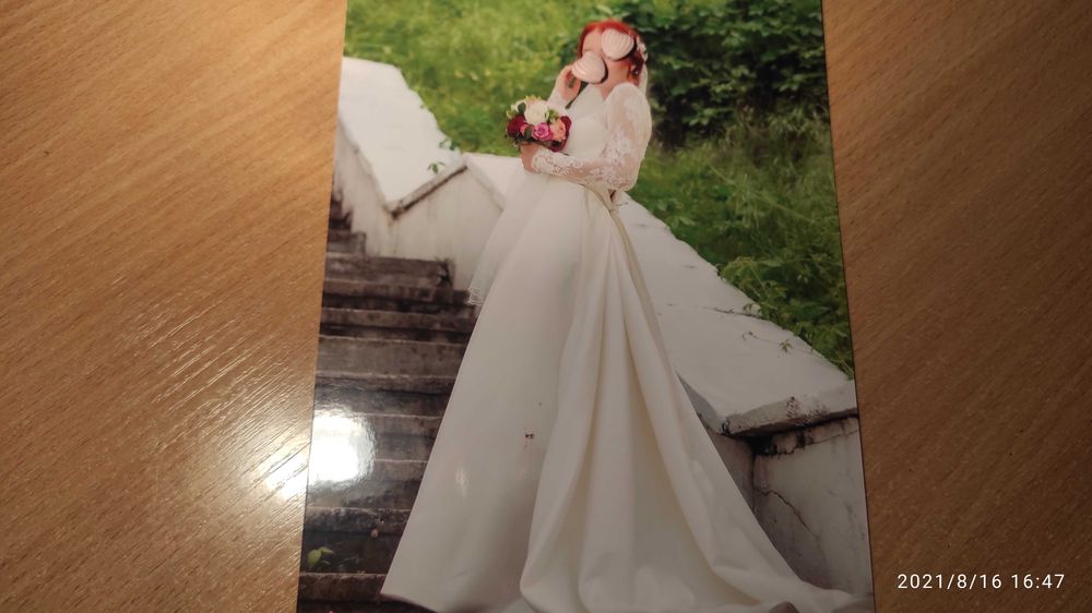 Счастливое свадебное платье