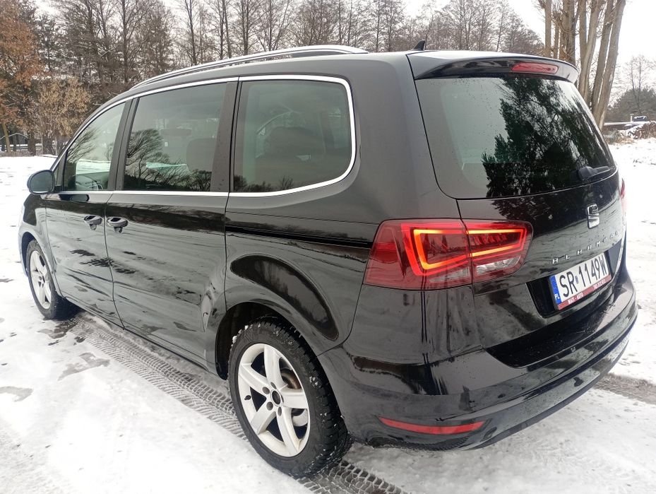 Seat Alhambra bezwypadkowy 7 osobowy bogato wyposażony LIFT TDi Euro 6