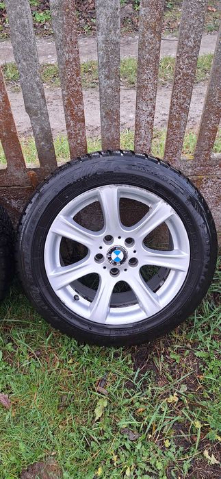 Opony Dunlop zimowe 225/55 r17 Run Flat z alufelgami BMW