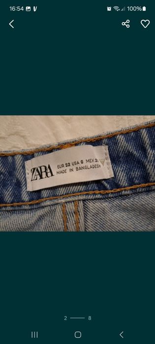 Calças de ganga Zara 32 de mulher