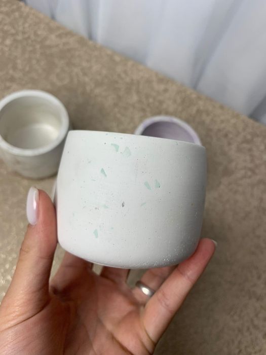 РОЗПРОДАЖ! Гіпсові кашпо для свічок