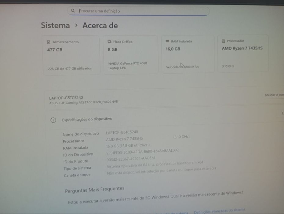 Portátil Gaming + Monitor 144Hz + Base refrigeradora da Cooler Master