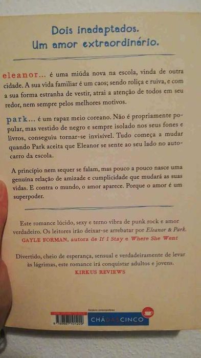 Vendo livro usado -Eleanor & Park