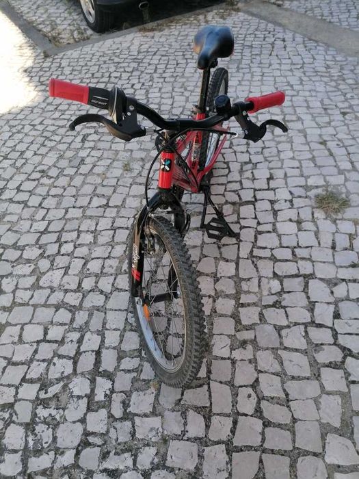 Bicicleta BTT Roda 20'' c/ rodas laterais incluídas