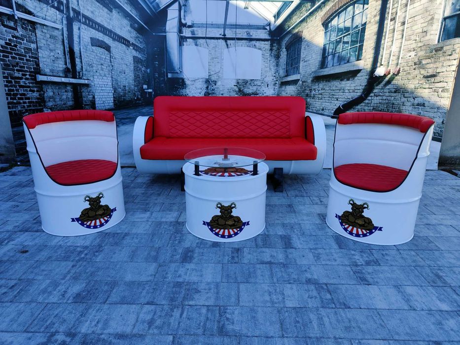 Meble z beczek z Haftem jakość Premium !!!