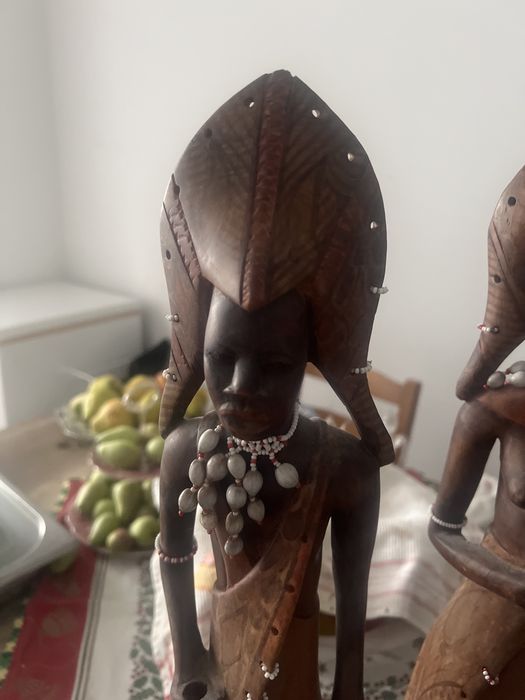 Bonecos africanos decoracao