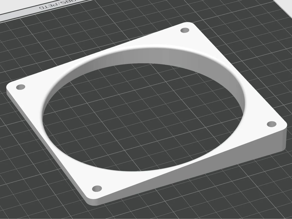 120mm Angled PC Fan Mount64751447506690120