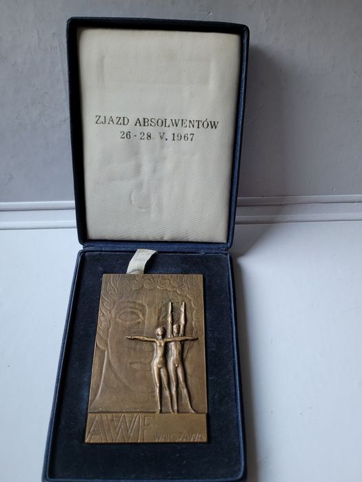 Medal pamiątkowy PRL zjazd absolwentów awf warszawa 1967