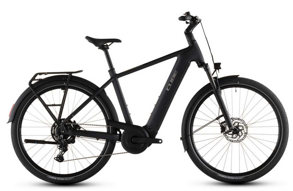 Nowy rower elektryczny Cube Touring Hybrid One 600 Coal/Chrome, trekking, gwarancja, FV