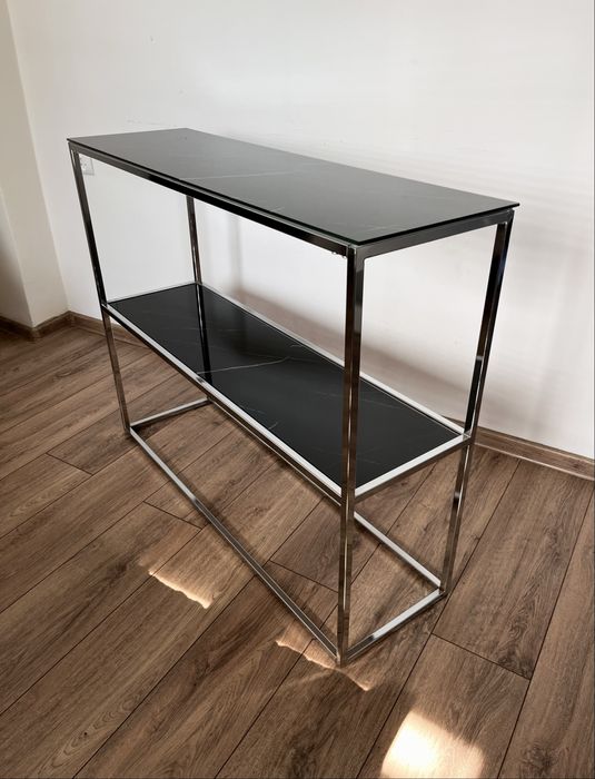 Konsola glamour bali marmur szkło toaletka biurko