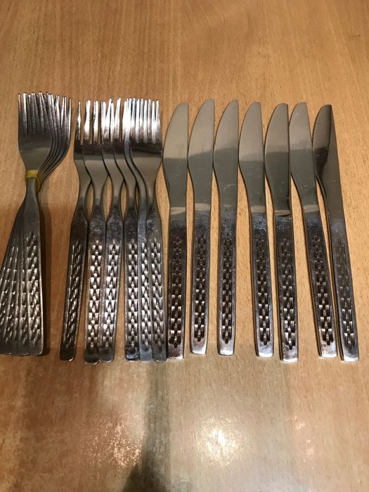 Sztućce polskie stare 19 szt