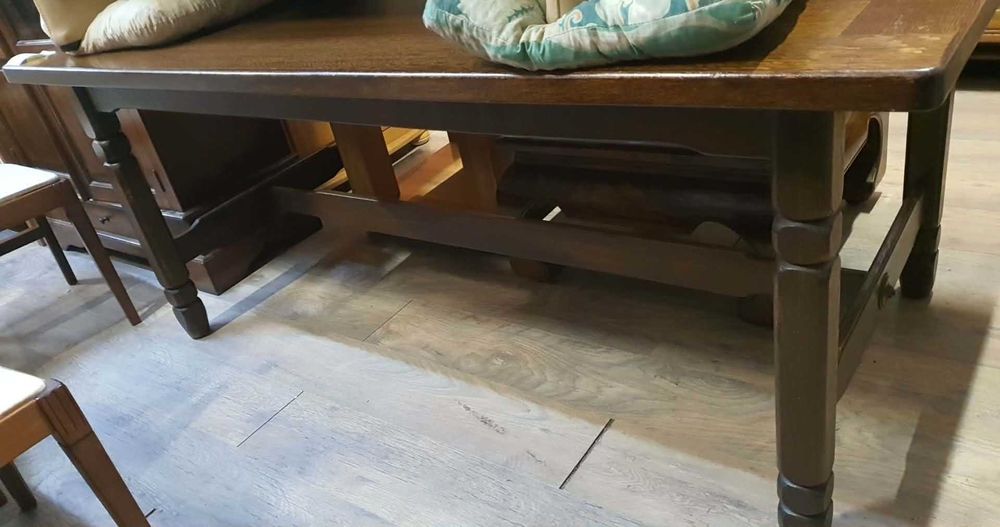 Stół drewniany dębowy nierozkładany klasyczny rustykalny FV DOWÓZ