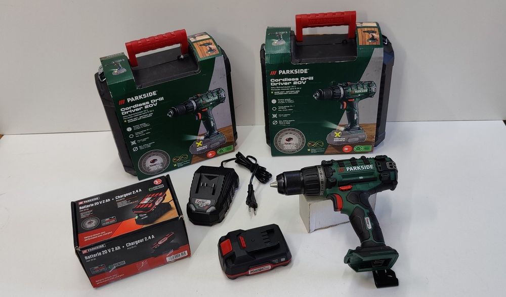 АКЦІЯ КОМПЛЕКТ НОВ оригін шуруповерт зНімеччини Parkside PABS 20/дрель