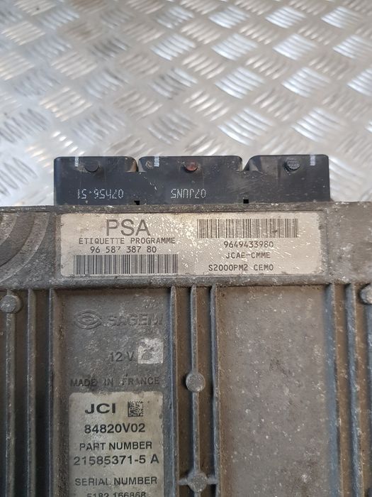 Sterownik Silnika 9658738780 9649433980 Peugeot Partner I Lift 1.4B Eu