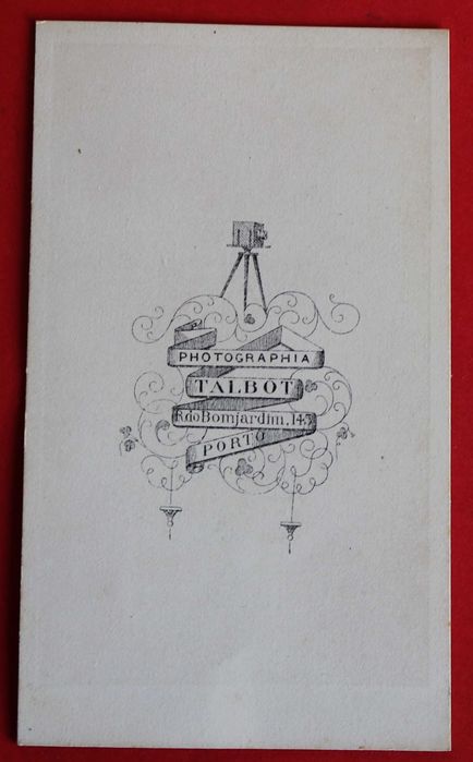 Senhora com menino CDV Talbot Porto