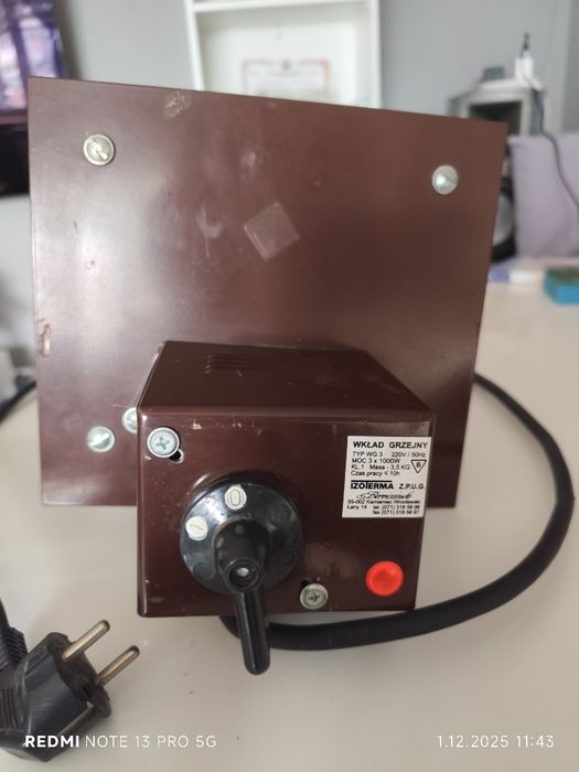 Grzałka  elektryczna do pieca kaflowego