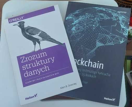 Struktury danych + Blockchain – pakiet 2 książek programowanie IT