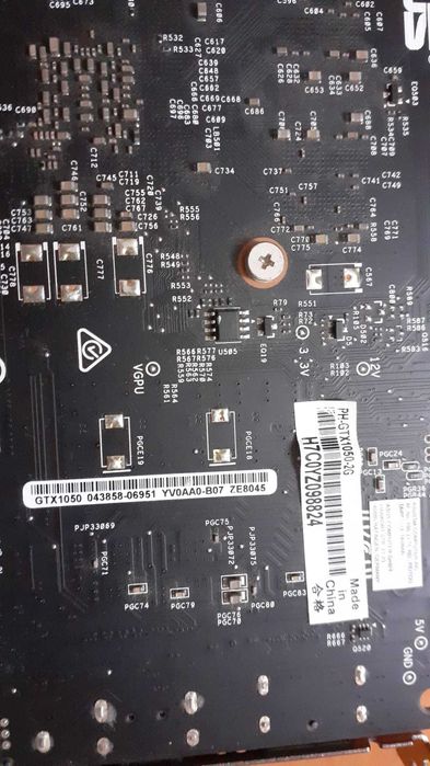 ASUS GTX 1050 ti 2gbs