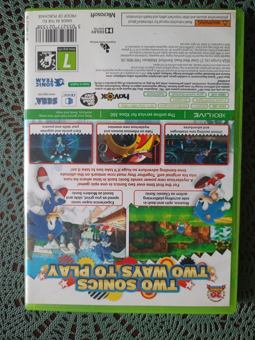 Sonic Generations Xbox 360