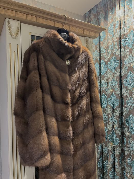 Греция! Самая трендовая норковая шуба! Диагональная раскладка!
