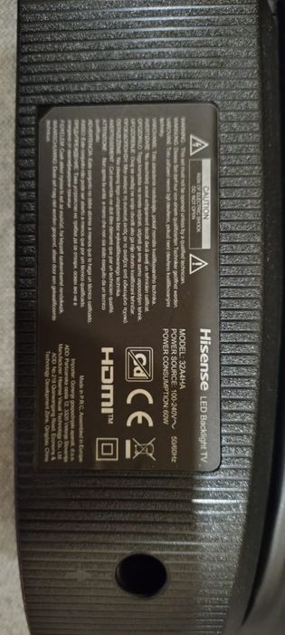 Tv HISENSE 32A4HA  LED - 32'' - 81 cm - HD - Smart TV