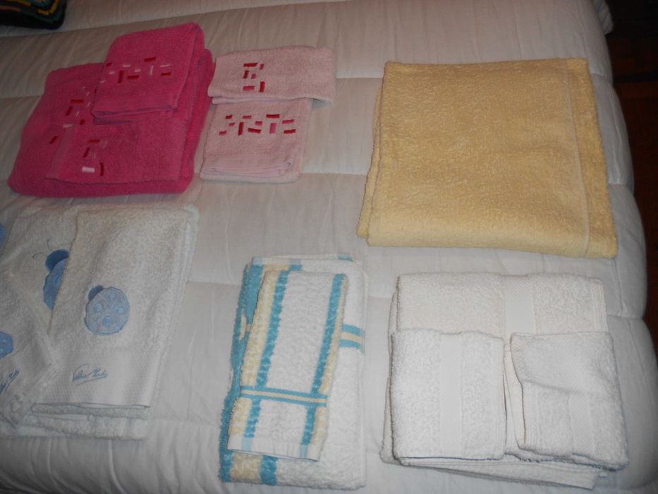 Toalhas de turco diversas para wc