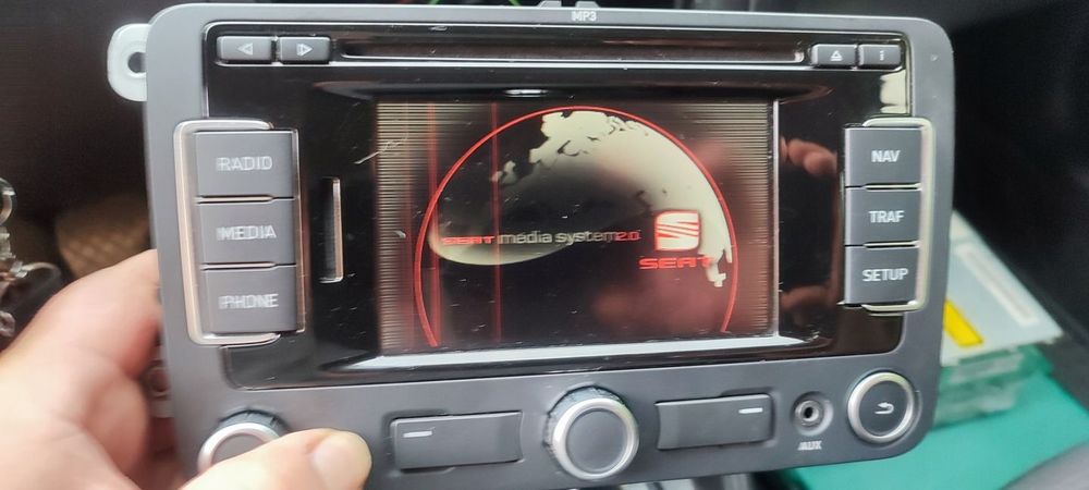 Radio Nawigacja Oryginalne Seat Rns 310 5P0035191C Kod Bdb