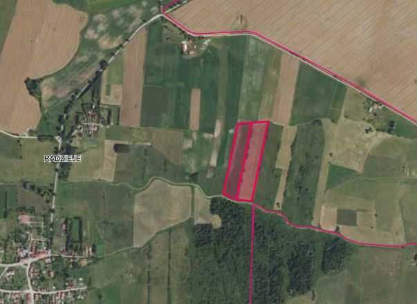 Działki rolne - łąki 3,21 ha