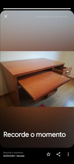 Secretaria em madeira maciça