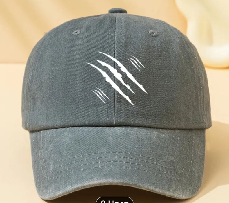 Бейсболка нова,сірого кольору