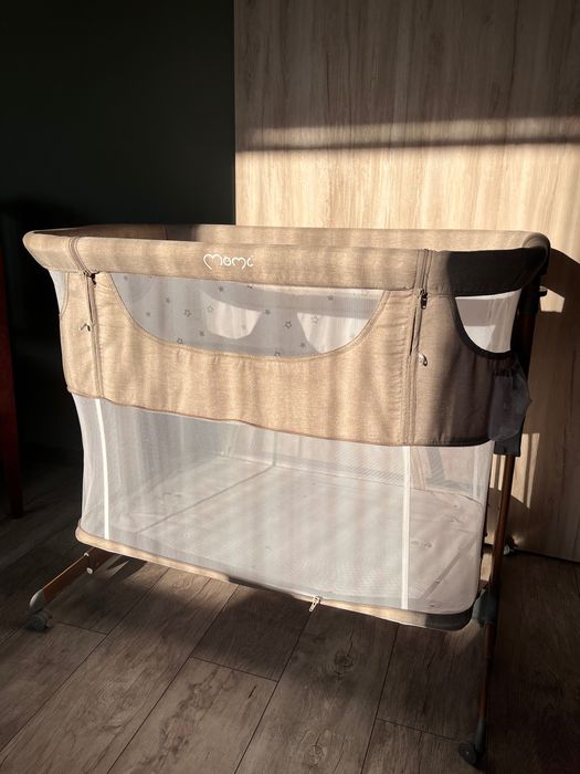 Łóżeczko dostawka z materacem Momi Smart Bed