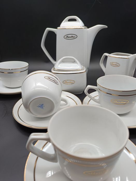 Zestaw Kawowy Ćmielów Pułaski, Firma Radix  ,PRL