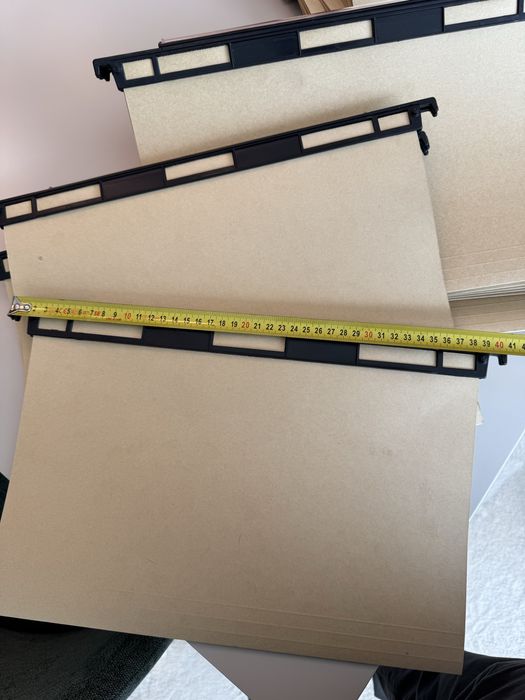 Bolsas de arquivo suspensas