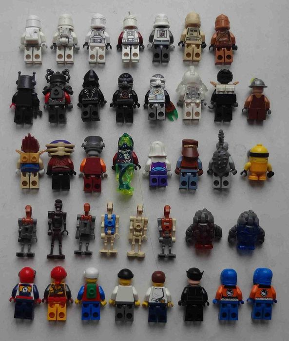 Минифигурки LEGO Лего оригинал 40 штук разных