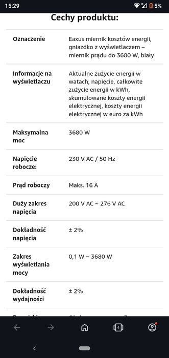 Miernik zużycia energii z wyświetlaczem 2 sztuki